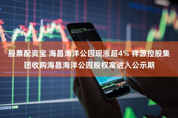 股票配资宝 海昌海洋公园现涨超4% 祥源控股集团收购海昌海洋公园股权案进入公示期